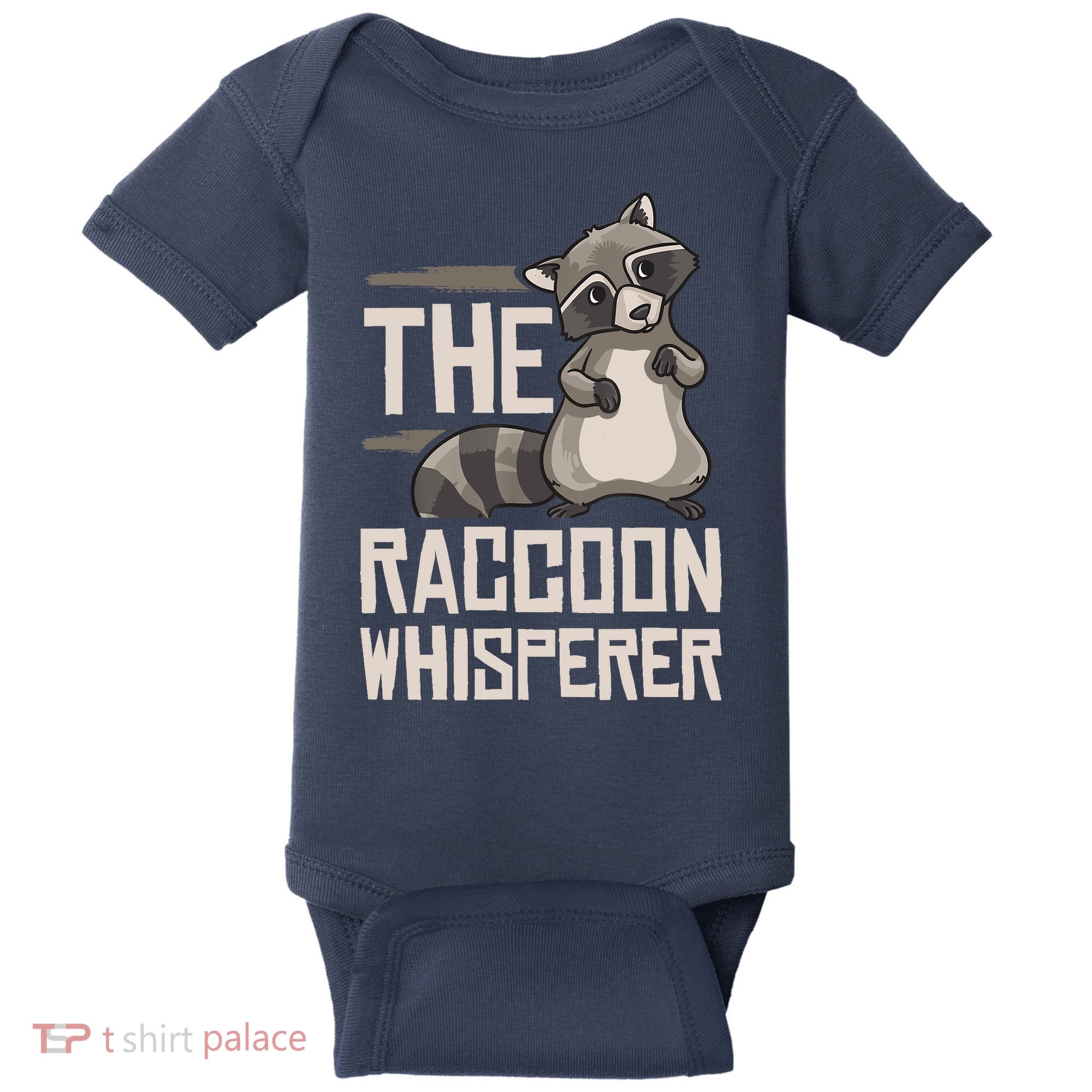 Raccoon Whisperer Gift Funny Racoon Baby Bodysuit