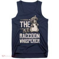Raccoon Whisperer Gift Funny Racoon Tank Top thumb 0