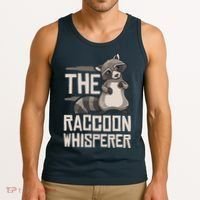 Raccoon Whisperer Gift Funny Racoon Tank Top thumb 3