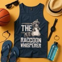 Raccoon Whisperer Gift Funny Racoon Tank Top thumb 4