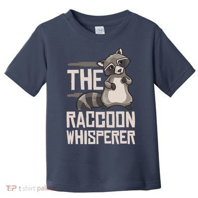 Raccoon Whisperer Gift Funny Racoon Toddler T-Shirt