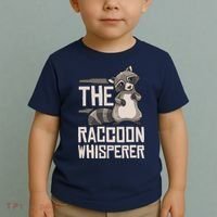 Raccoon Whisperer Gift Funny Racoon Toddler T-Shirt thumb 2