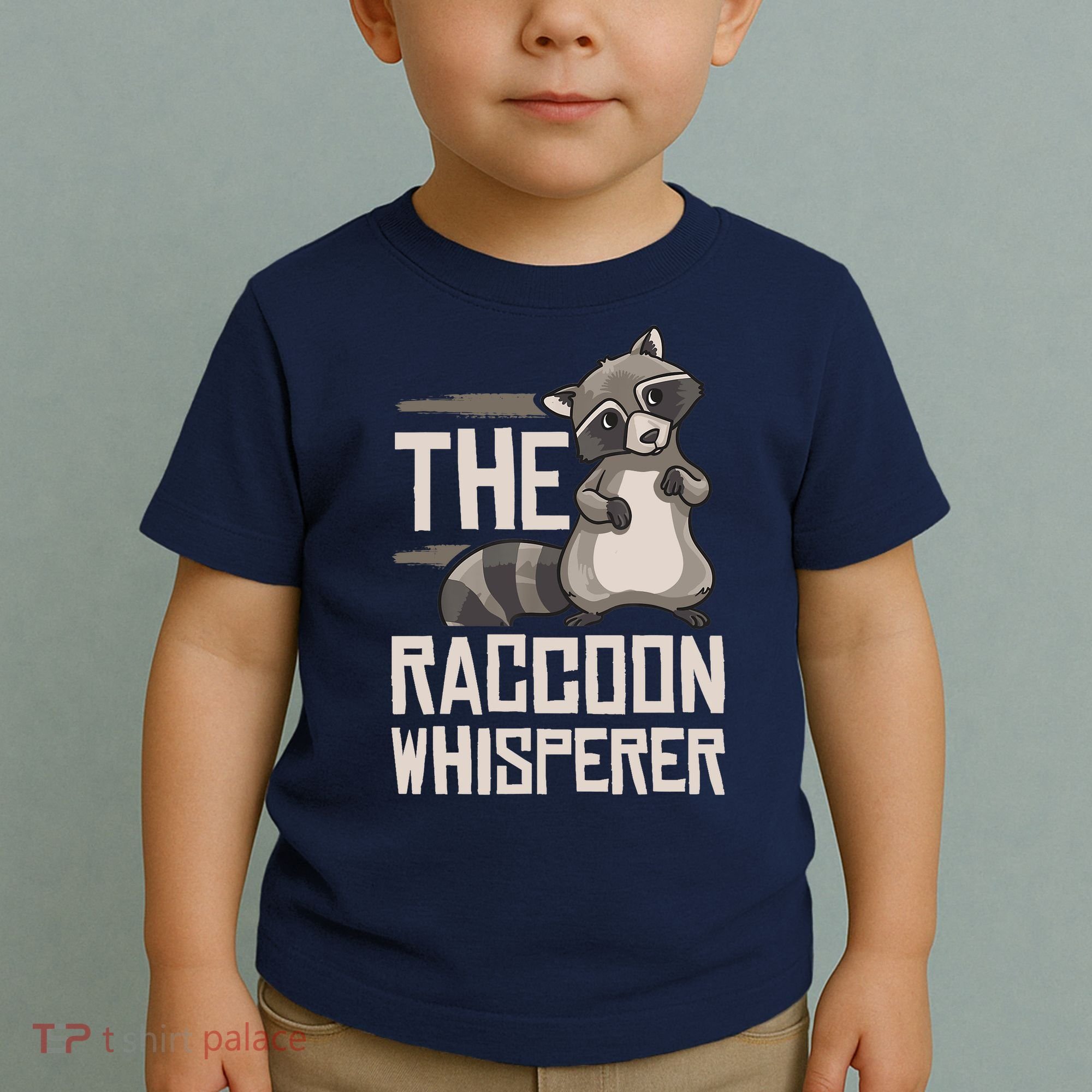 Raccoon Whisperer Gift Funny Racoon Toddler T-Shirt