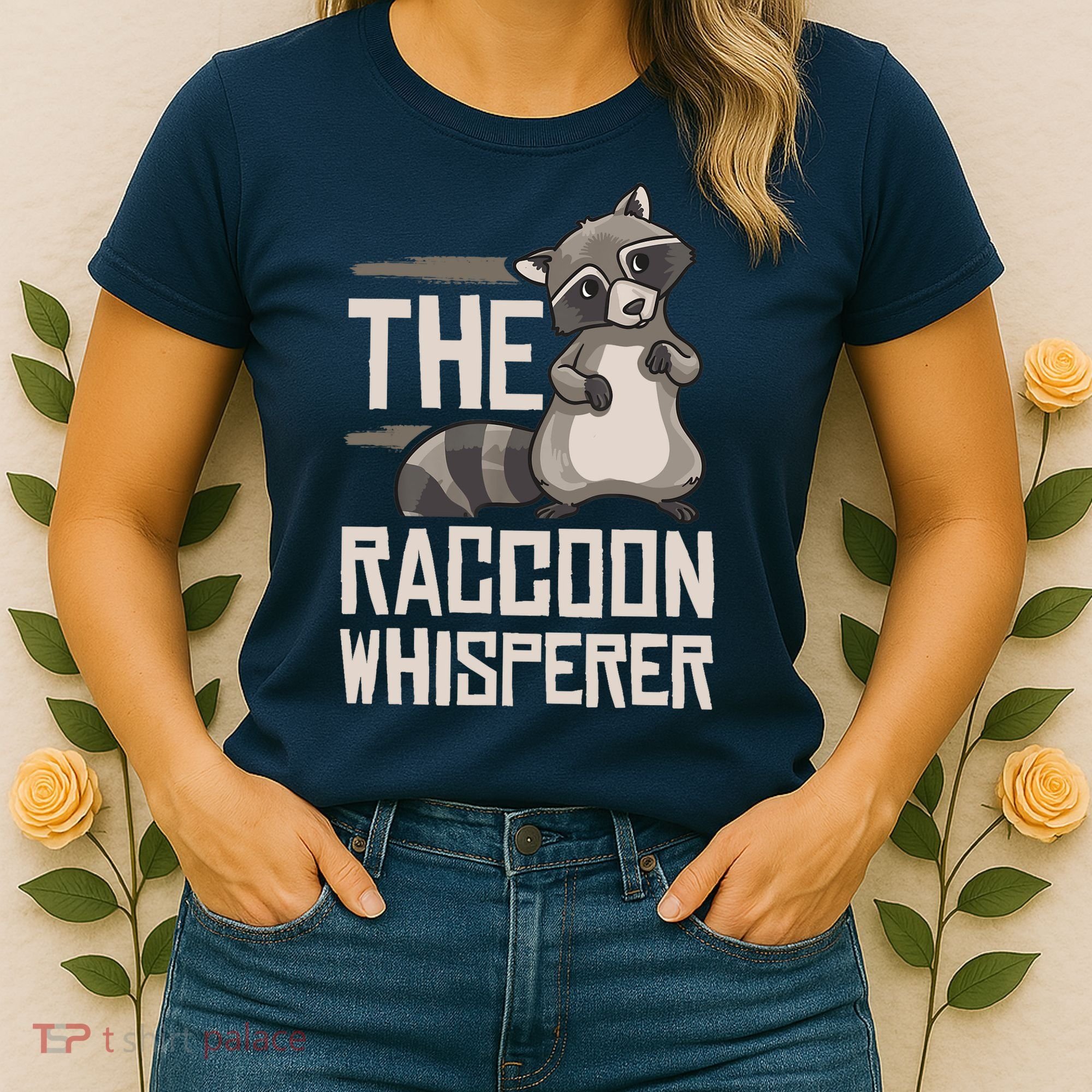 Raccoon Whisperer Gift Funny Racoon Women's T-Shirt