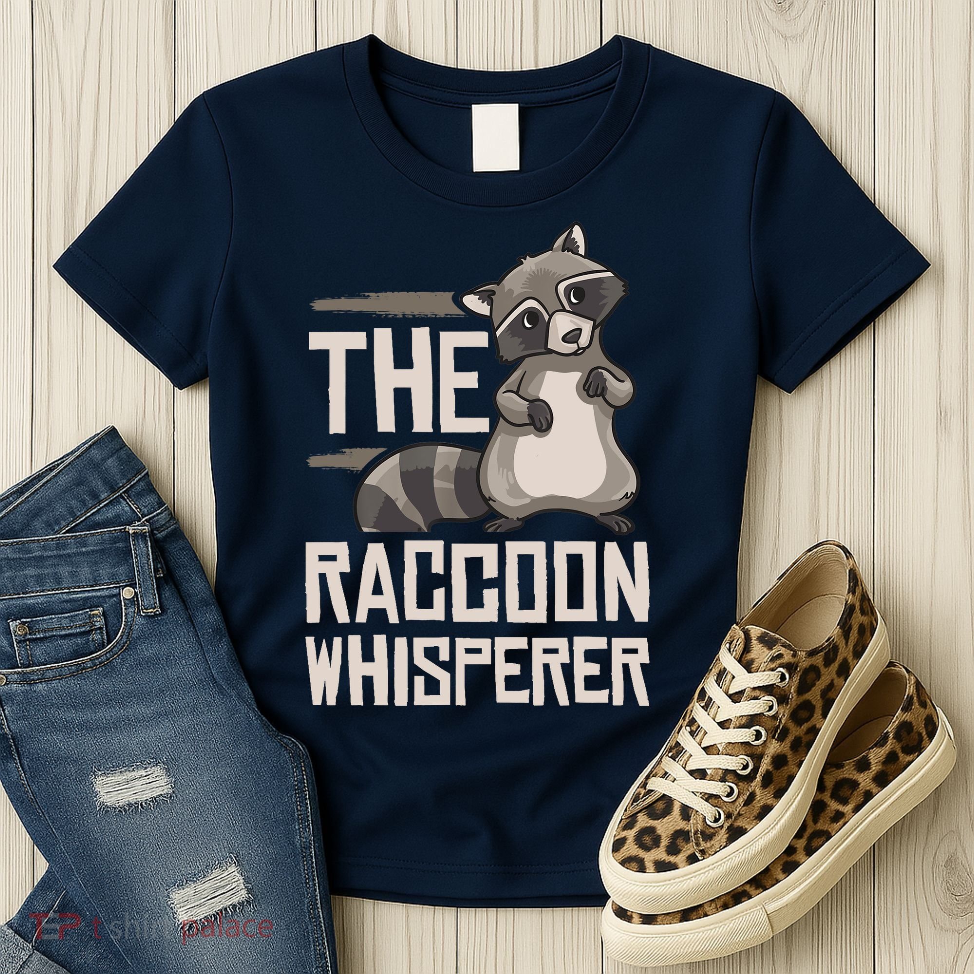 Raccoon Whisperer Gift Funny Racoon Women's T-Shirt