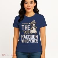 Raccoon Whisperer Gift Funny Racoon Women's T-Shirt thumb 4