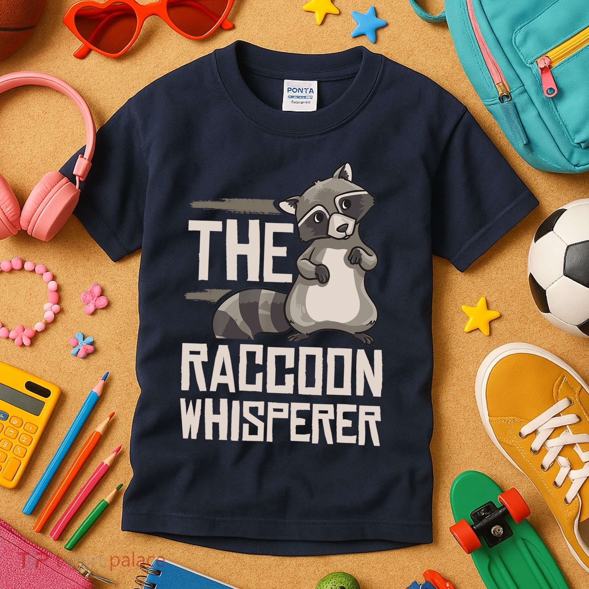 Raccoon Whisperer Gift Funny Racoon Kids T-Shirt