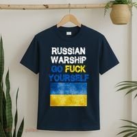 Russian Warship Go Fuck Yourself T-Shirt thumb 2