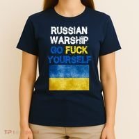 Russian Warship Go Fuck Yourself T-Shirt thumb 4