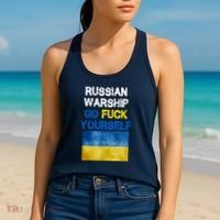 Russian Warship Go Fuck Yourself Women's Tank Top thumb 2