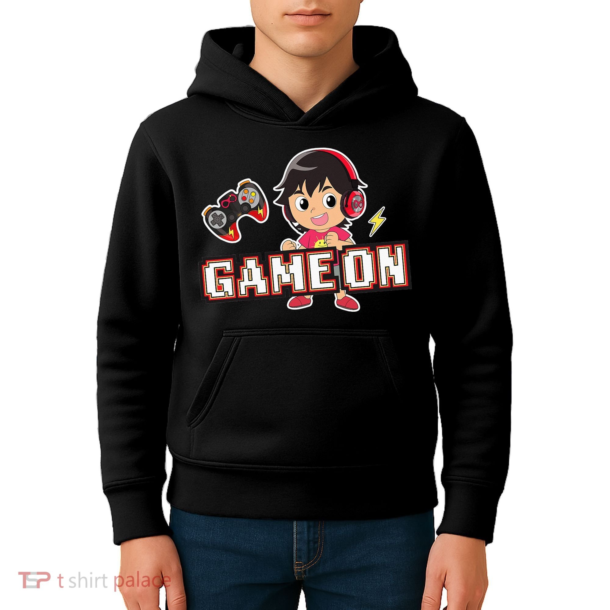 Ryan's World Game On Ryan Kids Hoodie