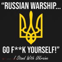 Russian Warship Go F**K Yourself I Stand With Ukraine Ornament thumb 1