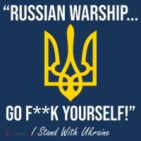 Russian Warship Go F**K Yourself I Stand With Ukraine Hat thumb 2