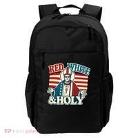 Red White & Holy Pope Leo XIV First American Pope  Backpack thumb 0