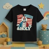 Red White & Holy Pope Leo XIV First American Pope  Toddler T-Shirt thumb 3