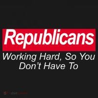 Republicans Working Hard So You Don't Have To Women's Hoodie thumb 2