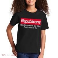 Republicans Working Hard So You Don't Have To Kids T-Shirt thumb 2