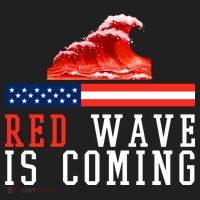 Red Wave Is Coming American Flag Conservative Tumbler thumb 3