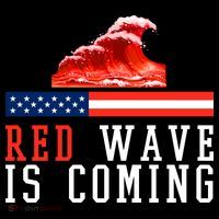 Red Wave Is Coming American Flag Conservative Visor thumb 3