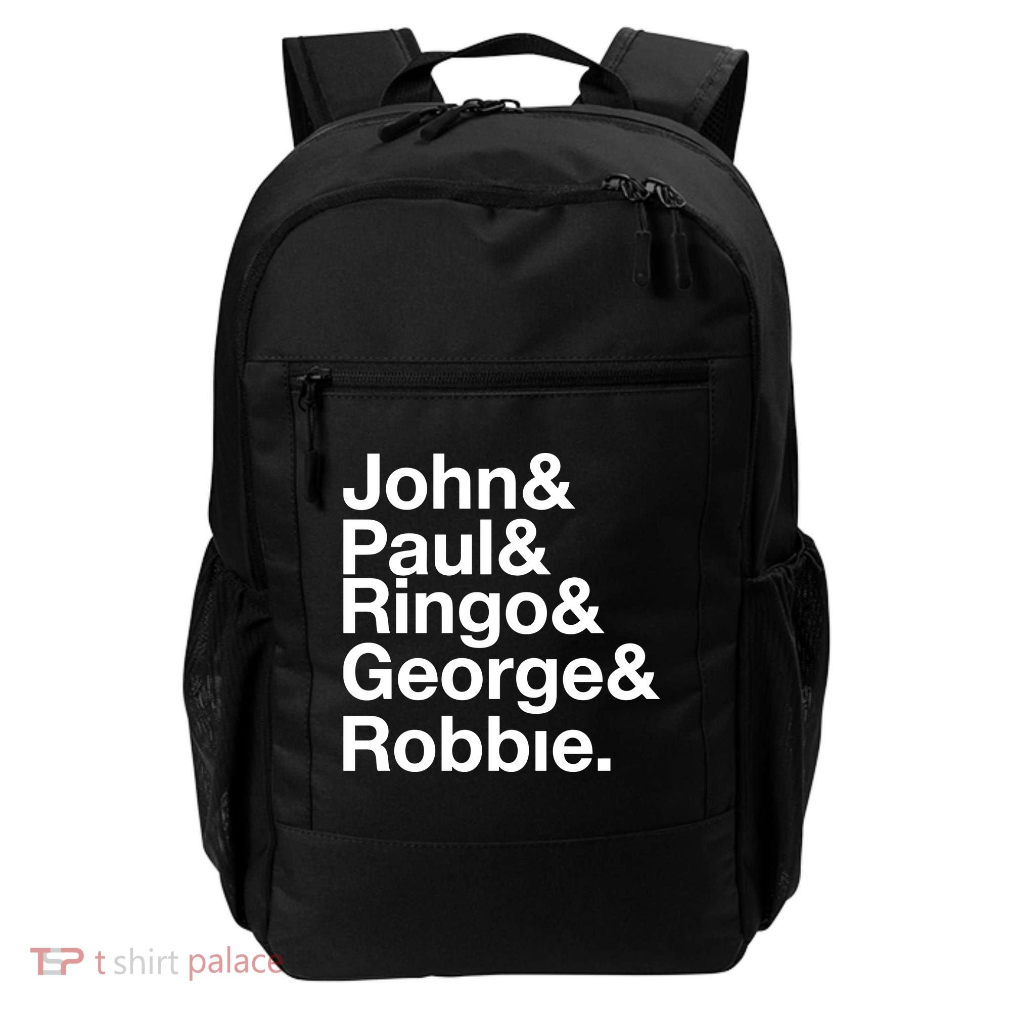 Robbie Williams John Paul Ringo George Robbie Backpack