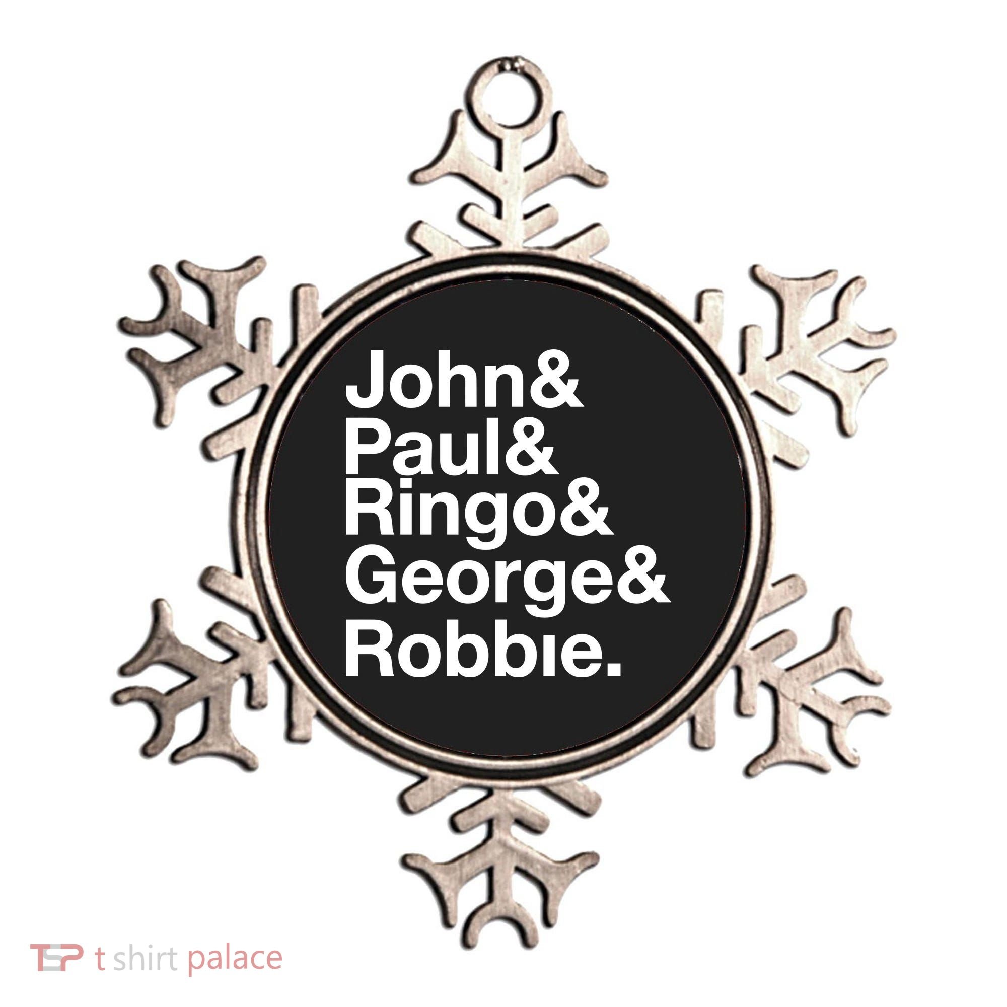 Robbie Williams John Paul Ringo George Robbie Ornament