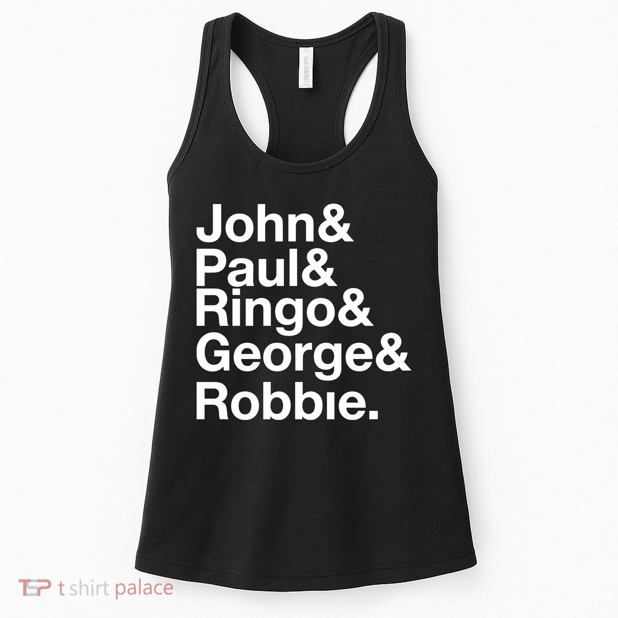 Robbie Williams John Paul Ringo George Robbie Women's Tank Top