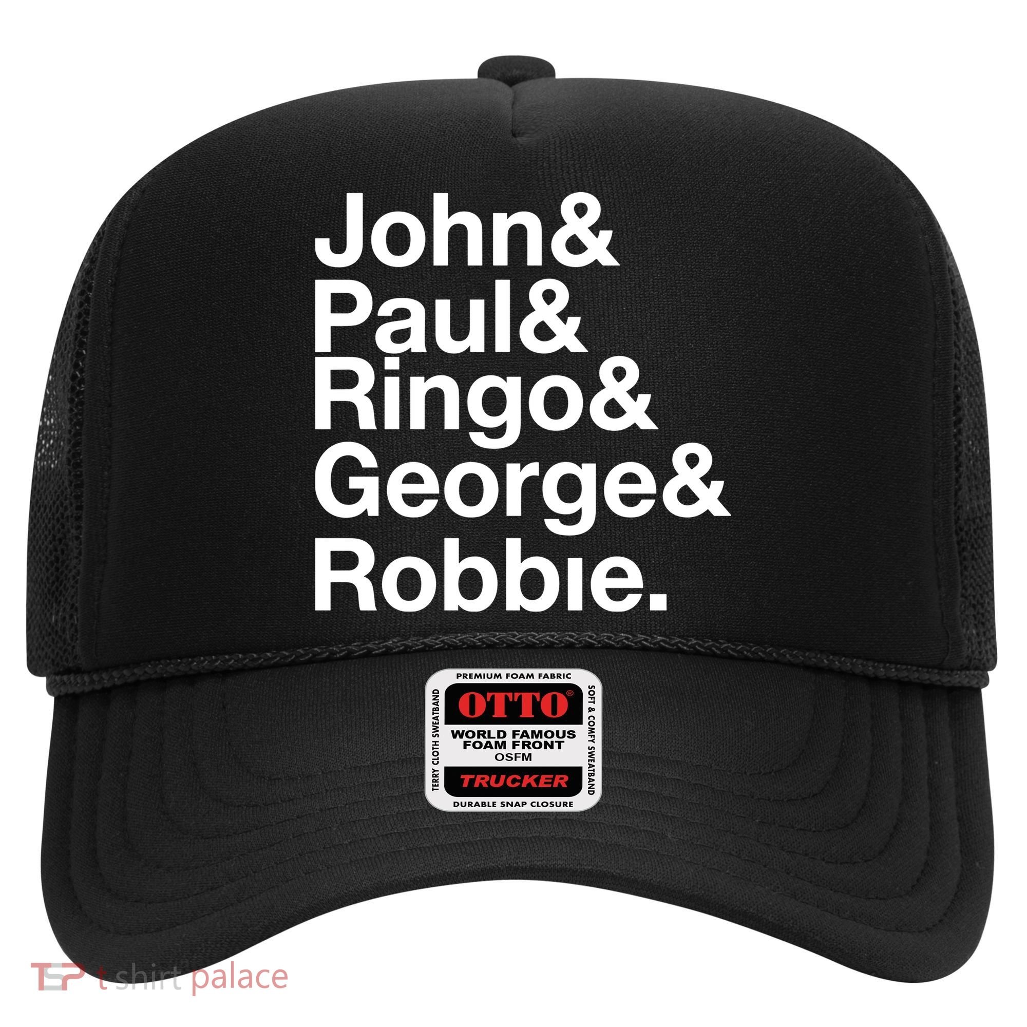 Robbie Williams John Paul Ringo George Robbie Hat