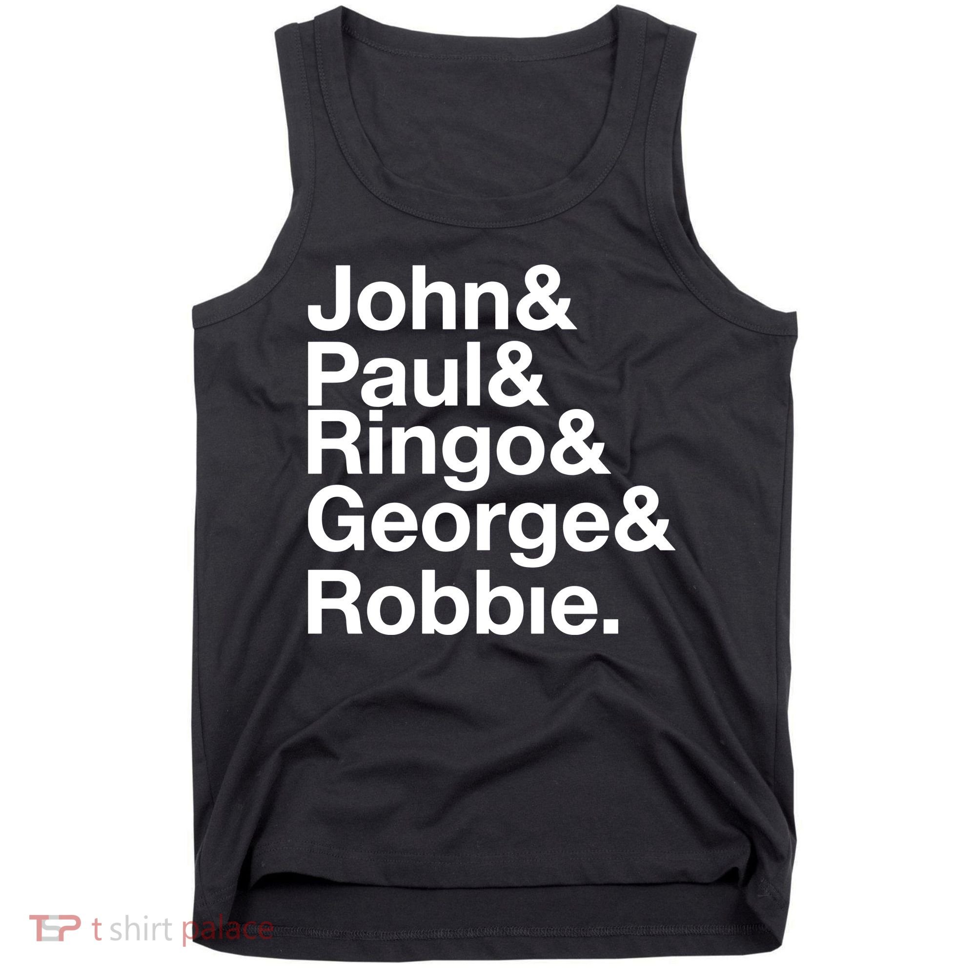Robbie Williams John Paul Ringo George Robbie Tank Top