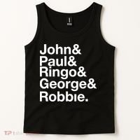 Robbie Williams John Paul Ringo George Robbie Tank Top thumb 2