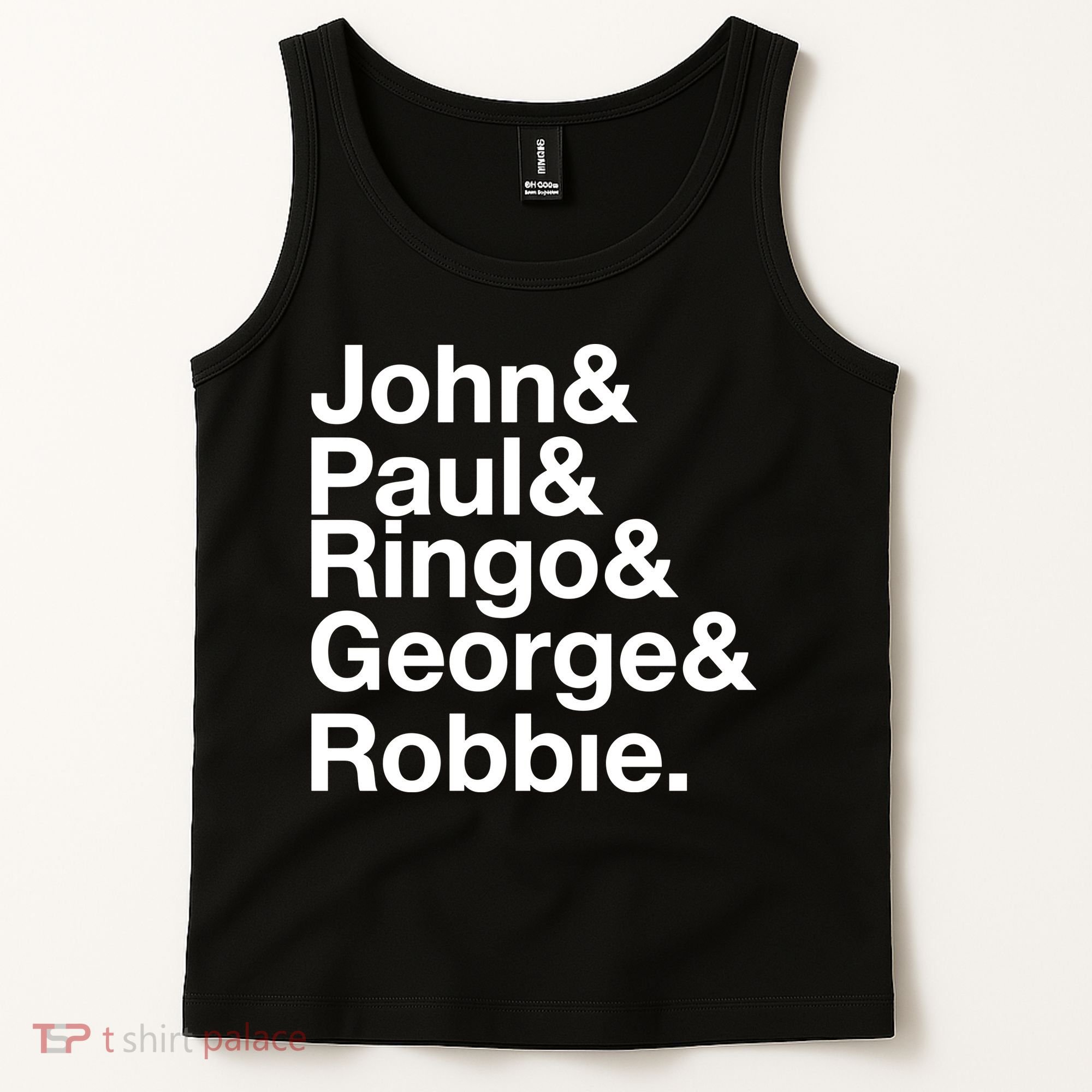 Robbie Williams John Paul Ringo George Robbie Tank Top