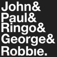 Robbie Williams John Paul Ringo George Robbie Golf Towel thumb 3