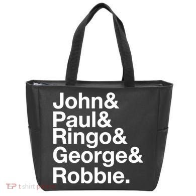 Robbie Williams John Paul Ringo George Robbie Tote Bag
