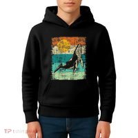 Retro Whale Lover Marine Biologist Aquarist Whales Animal Kids Hoodie thumb 4