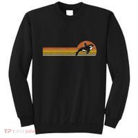 Retro Whale Lover Marine Biologist Aquarist Whales Diver Sweatshirt thumb 0
