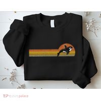 Retro Whale Lover Marine Biologist Aquarist Whales Diver Sweatshirt thumb 2