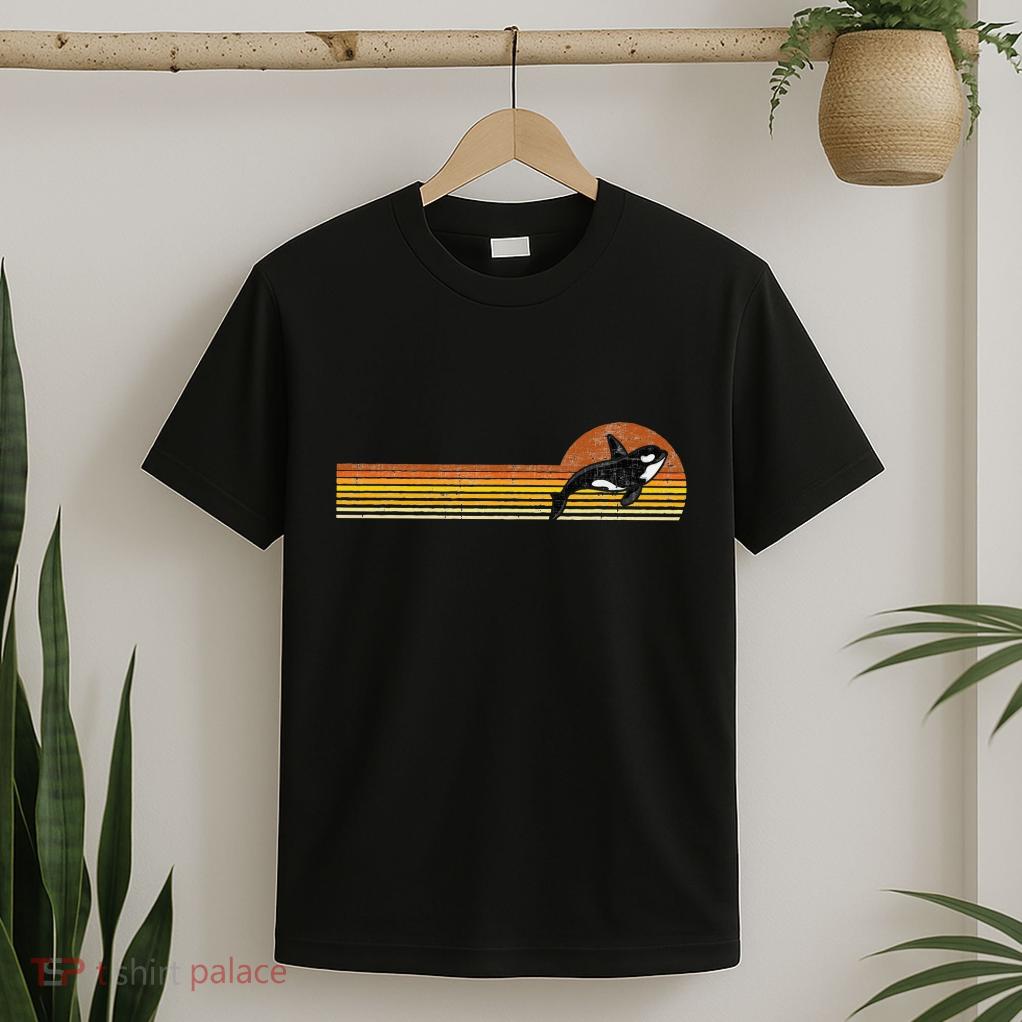 Retro Whale Lover Marine Biologist Aquarist Whales Diver T-Shirt