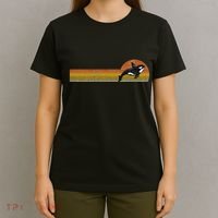 Retro Whale Lover Marine Biologist Aquarist Whales Diver T-Shirt thumb 4
