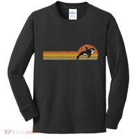 Retro Whale Lover Marine Biologist Aquarist Whales Diver Kids Long Sleeve Shirt thumb 0