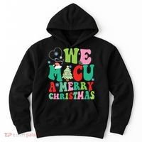 Retro We Micu A Merry Christmas Medical Icu Rn Aide Tech Hoodie thumb 0
