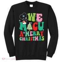 Retro We Micu A Merry Christmas Medical Icu Rn Aide Tech Sweatshirt thumb 0