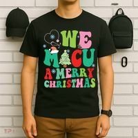 Retro We Micu A Merry Christmas Medical Icu Rn Aide Tech T-Shirt thumb 6