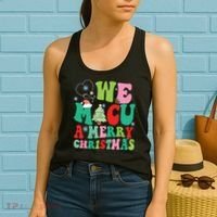 Retro We Micu A Merry Christmas Medical Icu Rn Aide Tech Women's Tank Top thumb 2