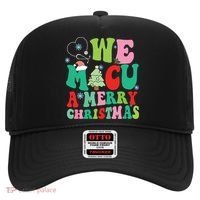 Retro We Micu A Merry Christmas Medical Icu Rn Aide Tech Hat thumb 0