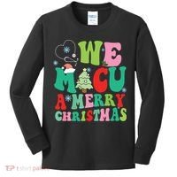 Retro We Micu A Merry Christmas Medical Icu Rn Aide Tech Kids Long Sleeve Shirt thumb 0