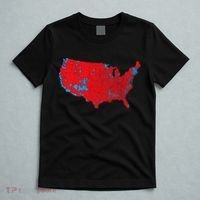 Red Wave Map Of Usa In The 2024 Presidential Election Maga T-Shirt thumb 5