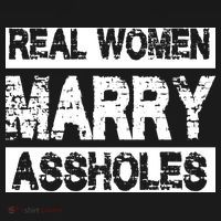 Real Women Marry Assholes Funny Gift Visor thumb 3