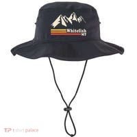 Retro Whitefish Montana Rocky Mountains Ski Bucket Hat thumb 0