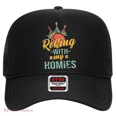 Rollin With My Homies Retro Bowling Hat