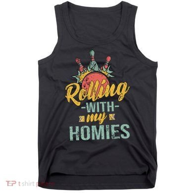 Rollin With My Homies Retro Bowling Tank Top