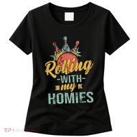 Rollin With My Homies Retro Bowling Women's T-Shirt thumb 0